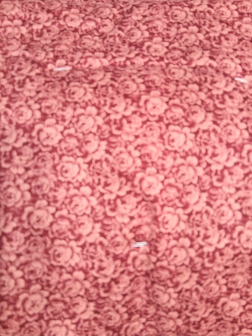 Vintage Crib 52" X 38" Hand-tied Triangle Patchwork Calico/Floral Scraps Quilt - Picture 10 of 11
